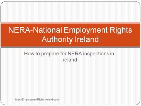 Nera The National Employment Rights Authority A Checklist For Employers Employment Rights Ireland